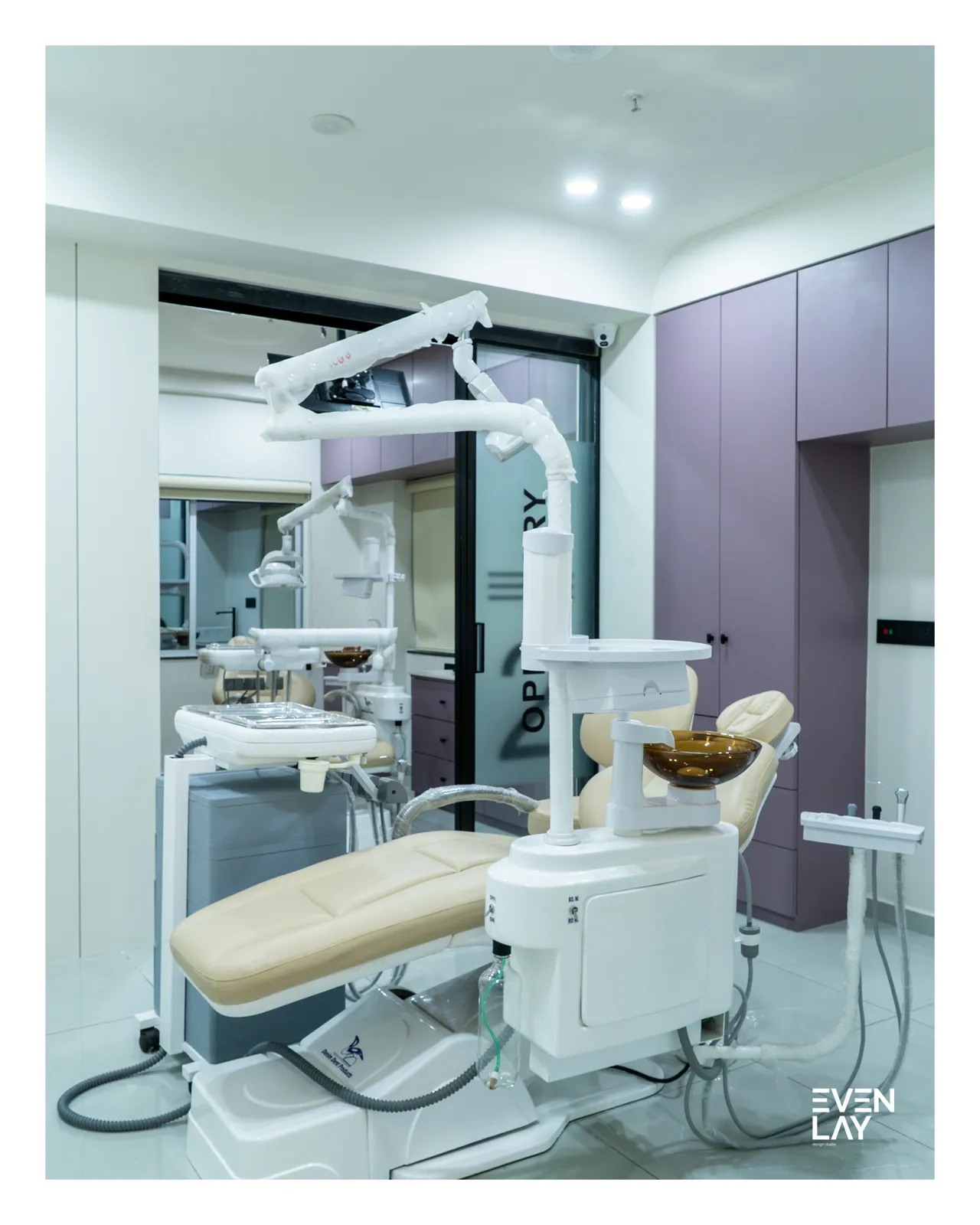 Modern dental chair and operatory at Orawell Dental Hospital, Summair Club Road, Jamnagar